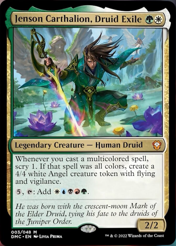 Jenson Carthalion, Druid Exile [Dominaria United Commander] - Destination Retro