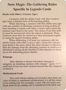 Legends Rules Card [Legends Tokens] - Destination Retro