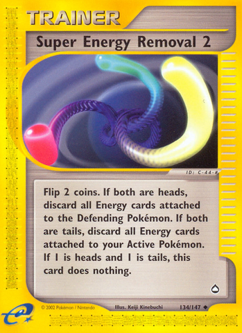 Super Energy Removal 2 (134/147) [Aquapolis] - Destination Retro