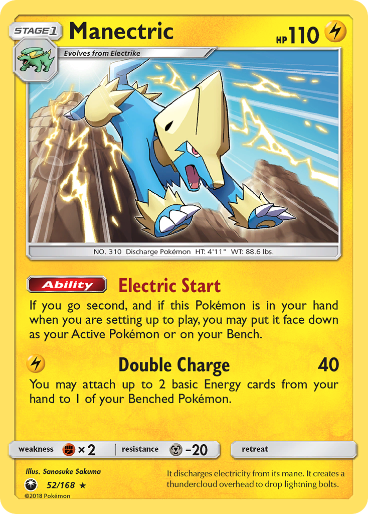 Manectric (52/168) [Sun & Moon: Celestial Storm] - Destination Retro