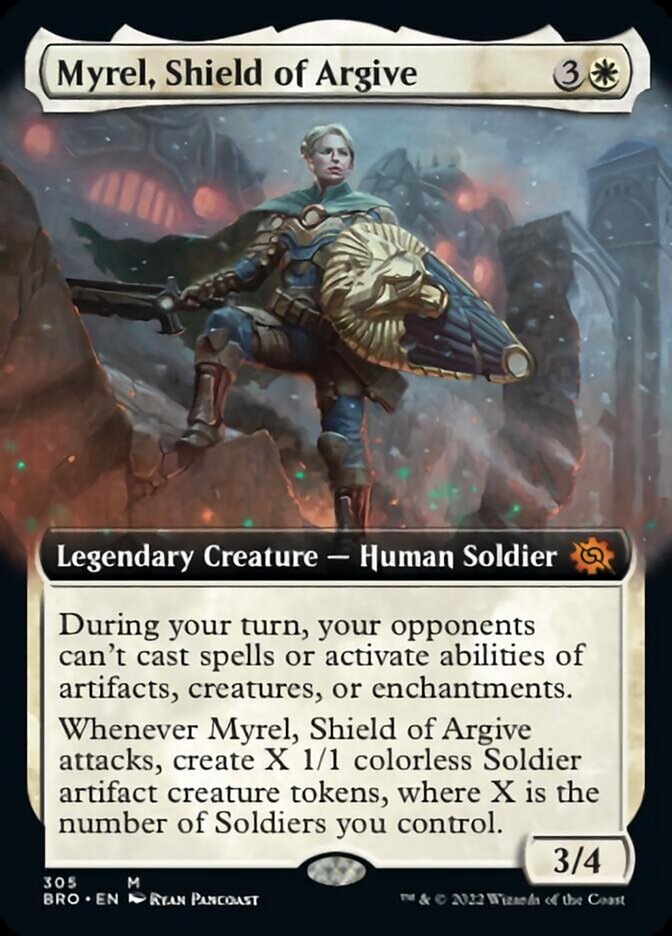 Myrel, Shield of Argive (Extended Art) [The Brothers' War] - Destination Retro