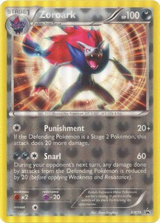 Zoroark (BW19) (Jumbo Card) [Black & White: Black Star Promos] - Destination Retro