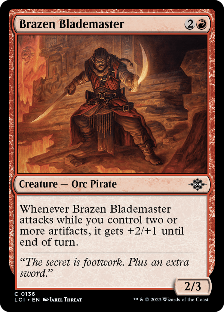 Brazen Blademaster [The Lost Caverns of Ixalan] - Destination Retro