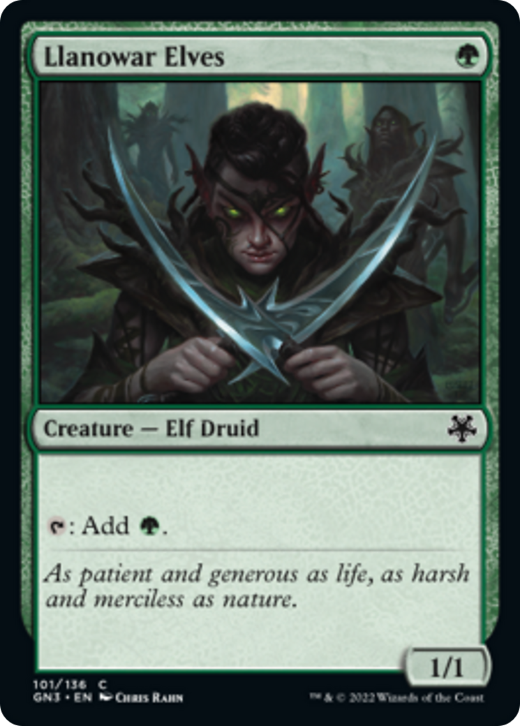 Llanowar Elves [Game Night: Free-for-All] - Destination Retro