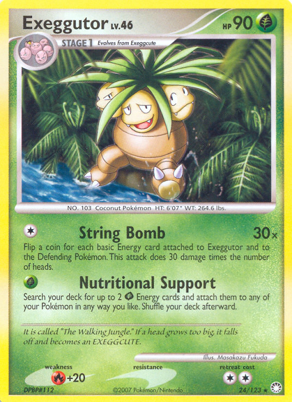 Exeggutor (24/123) [Diamond & Pearl: Mysterious Treasures] - Destination Retro