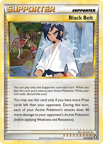 Black Belt (85/102) [HeartGold & SoulSilver: Triumphant] - Destination Retro