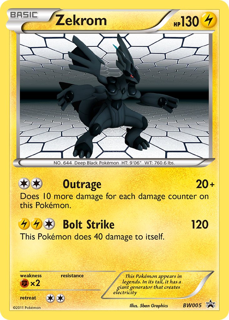 Zekrom (BW005) [Black & White: Black Star Promos] - Destination Retro