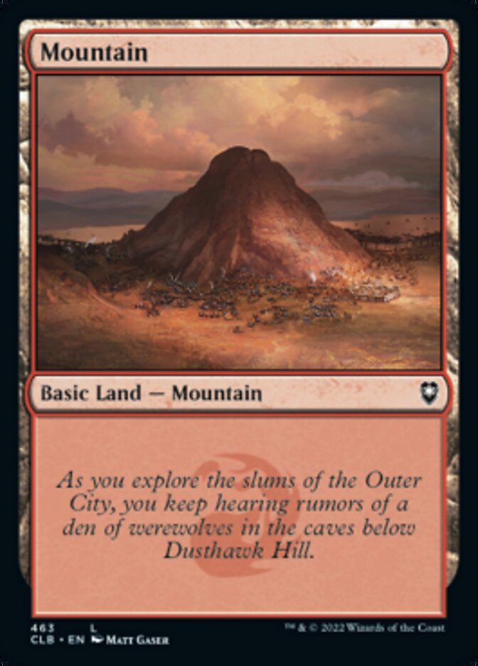 Mountain (463) [Commander Legends: Battle for Baldur's Gate] - Destination Retro