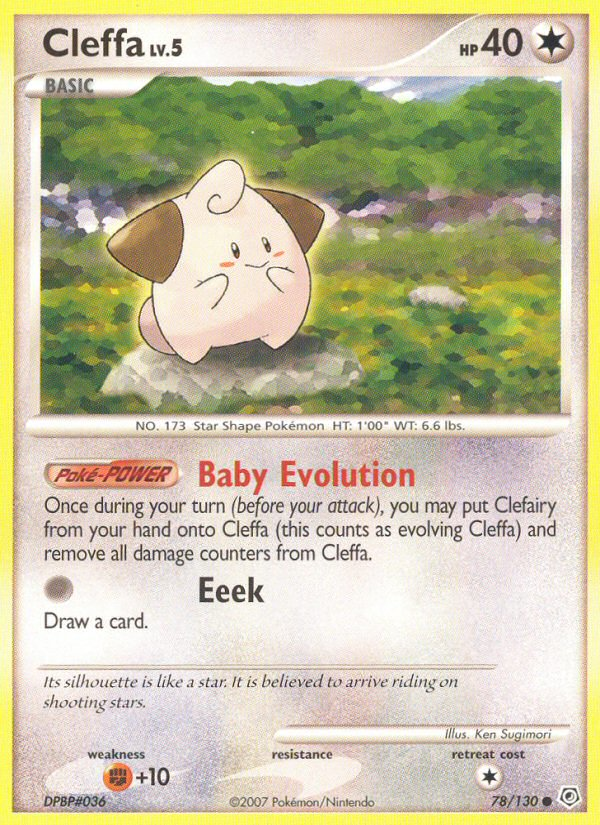 Cleffa (78/130) [Diamond & Pearl: Base Set] - Destination Retro