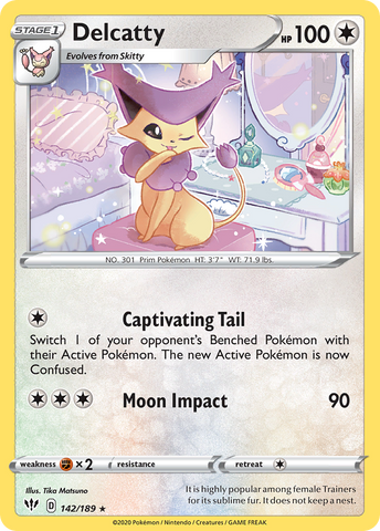Delcatty (142/189) [Sword & Shield: Darkness Ablaze] - Destination Retro