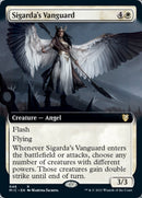 Sigarda's Vanguard (Extended) [Innistrad: Midnight Hunt Commander] - Destination Retro