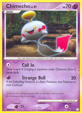 Chimecho (22/123) [Diamond & Pearl: Mysterious Treasures] - Destination Retro