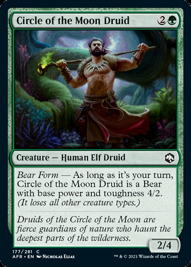 Circle of the Moon Druid  [Dungeons & Dragons: Adventures in the Forgotten Realms] - Destination Retro