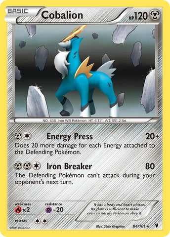 Cobalion (Battle Arena Deck Exclusive) (84/101) [Theme Deck Exclusives] - Destination Retro
