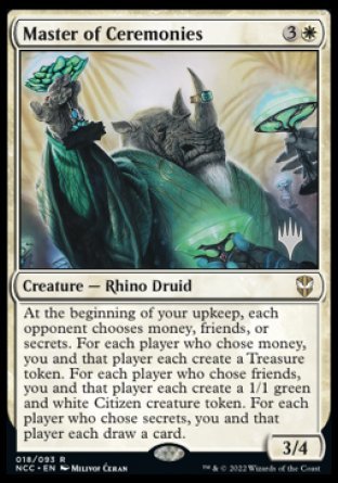 Master of Ceremonies (Promo Pack) [Streets of New Capenna Commander Promos] - Destination Retro