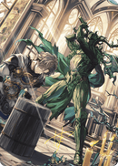 Karmic Justice Anime Art Card (Gold-Stamped Signature) [Wilds of Eldraine Art Series] - Destination Retro