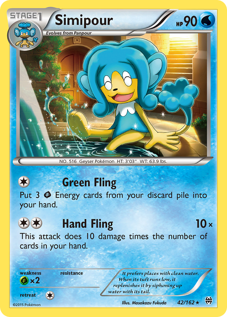 Simipour (42/162) [XY: BREAKthrough] - Destination Retro