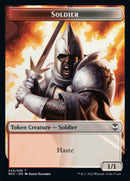 Soldier (33) // Devil Double-sided Token [Streets of New Capenna Commander Tokens] - Destination Retro