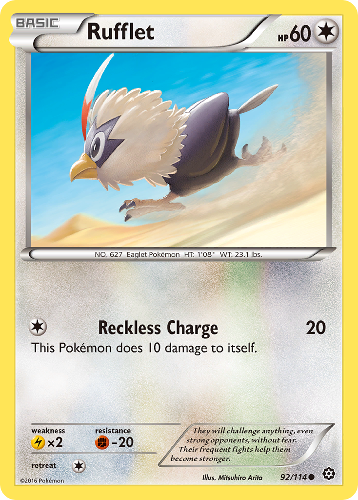 Rufflet (92/114) [XY: Steam Siege] - Destination Retro