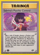 Sabrina's Psychic Control (121/132) [Gym Challenge 1st Edition] - Destination Retro