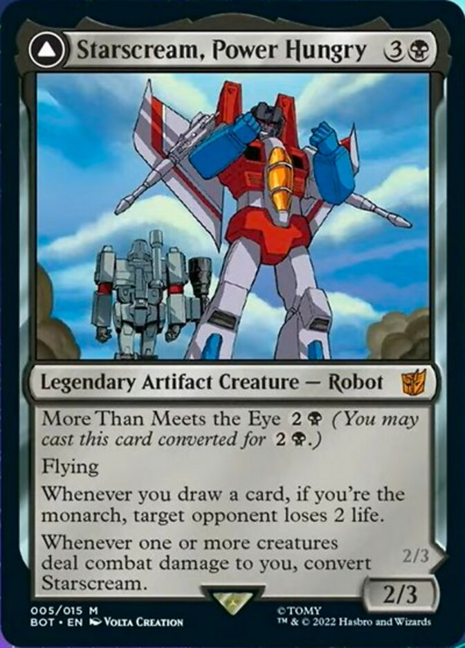 Starscream, Power Hungry // Starscream, Seeker Leader [Universes Beyond: Transformers] - Destination Retro