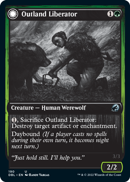 Outland Liberator // Frenzied Trapbreaker [Innistrad: Double Feature] - Destination Retro