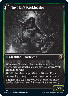 Tovolar's Huntmaster // Tovolar's Packleader [Innistrad: Double Feature] - Destination Retro