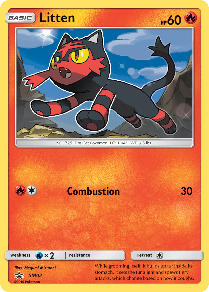 Litten (SM02) [Sun & Moon: Black Star Promos] - Destination Retro