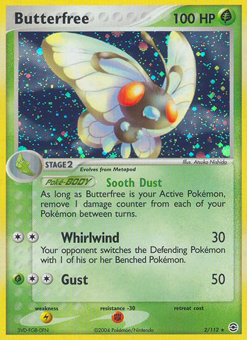 Butterfree (2/112) [EX: FireRed & LeafGreen] - Destination Retro