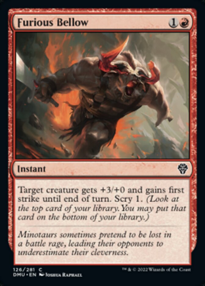 Furious Bellow [Dominaria United] - Destination Retro