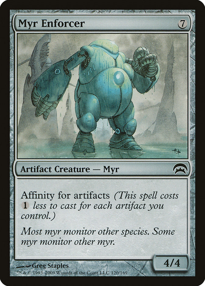 Myr Enforcer [Planechase] - Destination Retro
