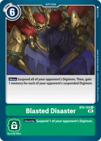 Blasted Disaster [BT6-103] [Double Diamond] - Destination Retro