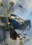 Skybeast Tracker Art Card (Gold-Stamped Signature) [Wilds of Eldraine Art Series] - Destination Retro