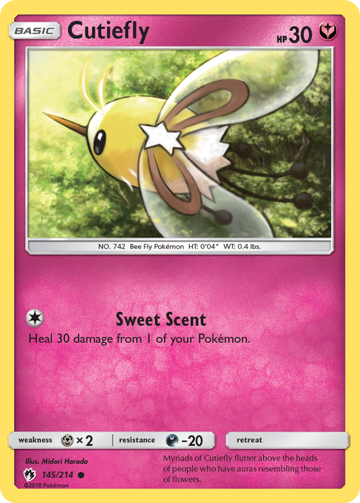 Cutiefly (145/214) [Sun & Moon: Lost Thunder] - Destination Retro
