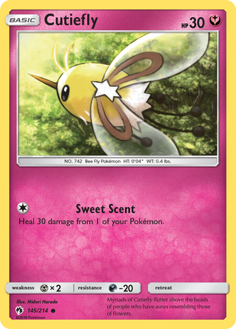 Cutiefly (145/214) [Sun & Moon: Lost Thunder] - Destination Retro