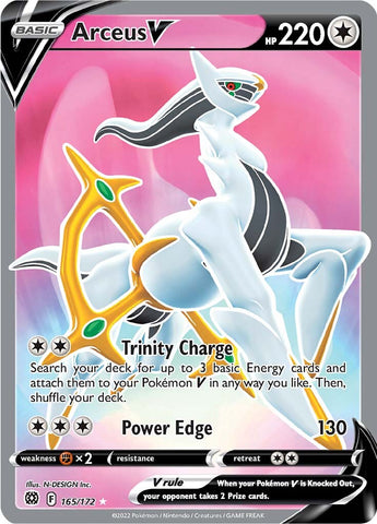 Arceus V (165/172) [Sword & Shield: Brilliant Stars] - Destination Retro