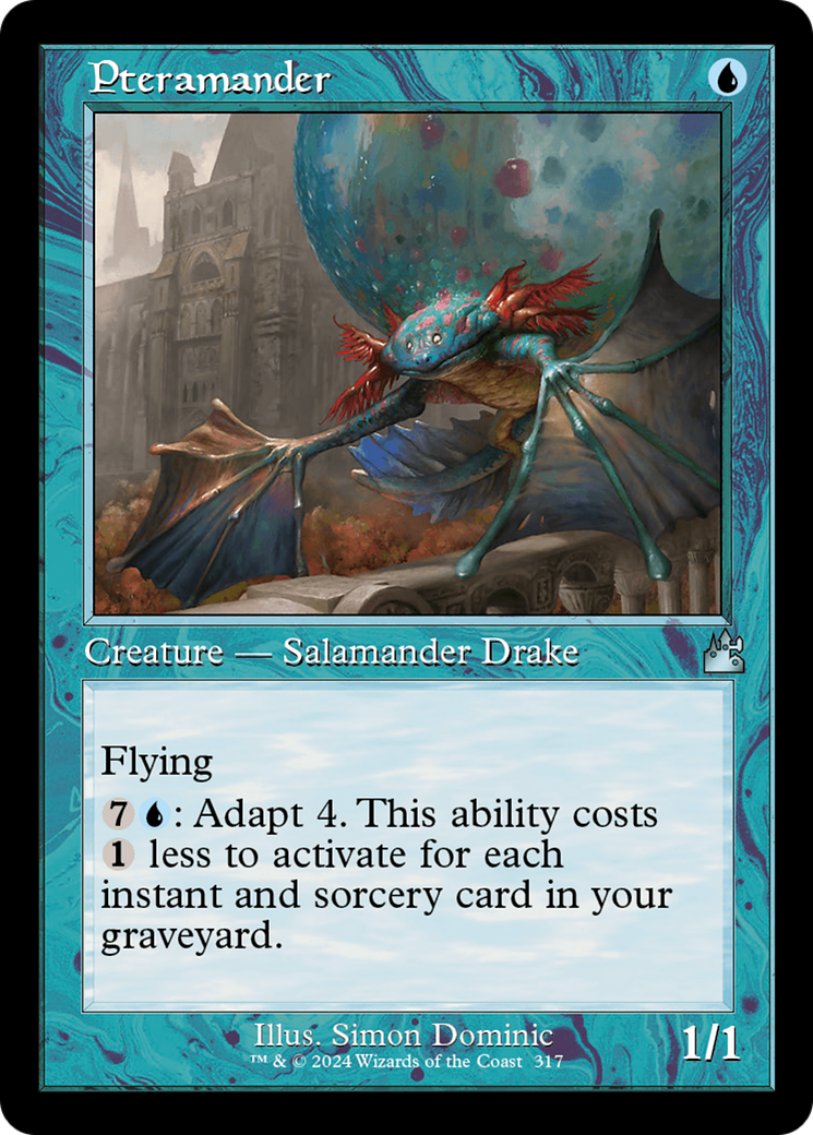 Pteramander (Retro Frame) [Ravnica Remastered] - Destination Retro