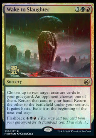 Wake to Slaughter [Innistrad: Midnight Hunt Prerelease Promos] - Destination Retro