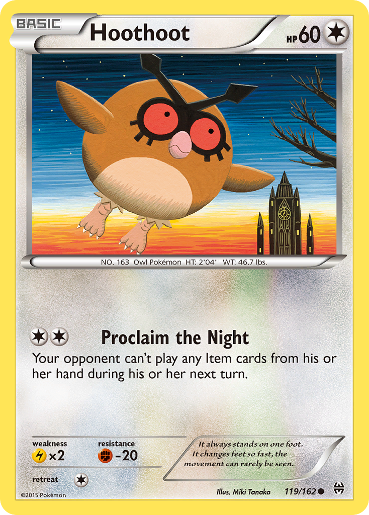 Hoothoot (119/162) [XY: BREAKthrough] - Destination Retro