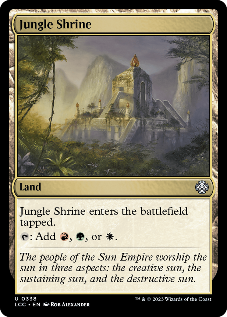 Jungle Shrine [The Lost Caverns of Ixalan Commander] - Destination Retro