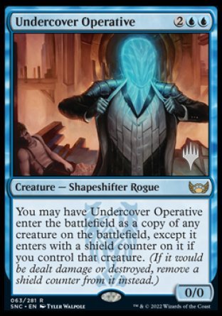 Undercover Operative (Promo Pack) [Streets of New Capenna Promos] - Destination Retro