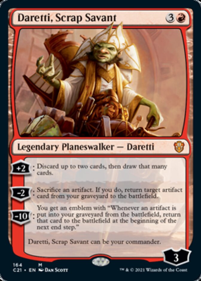 Daretti, Scrap Savant [Commander 2021] - Destination Retro