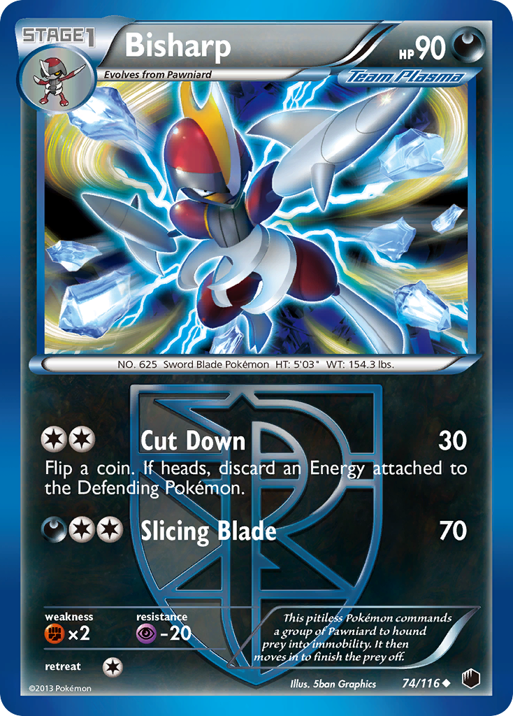 Bisharp (74/116) [Black & White: Plasma Freeze] - Destination Retro