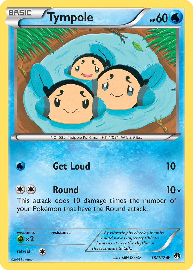 Tympole (33/122) [XY: BREAKpoint] - Destination Retro