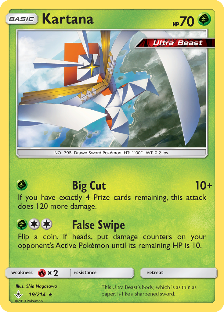 Kartana (19/214) [Sun & Moon: Unbroken Bonds] - Destination Retro