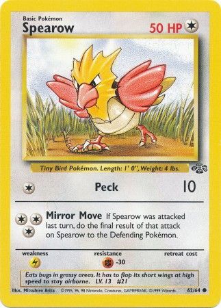 Spearow (62/64) [Jungle Unlimited] - Destination Retro