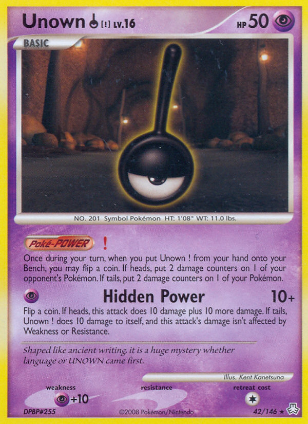 Unown ! (42/146) [Diamond & Pearl: Legends Awakened] - Destination Retro