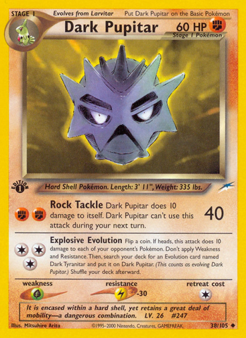 Dark Pupitar (38/105) [Neo Destiny 1st Edition] - Destination Retro