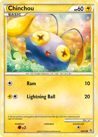 Chinchou (48/95) [HeartGold & SoulSilver: Unleashed] - Destination Retro