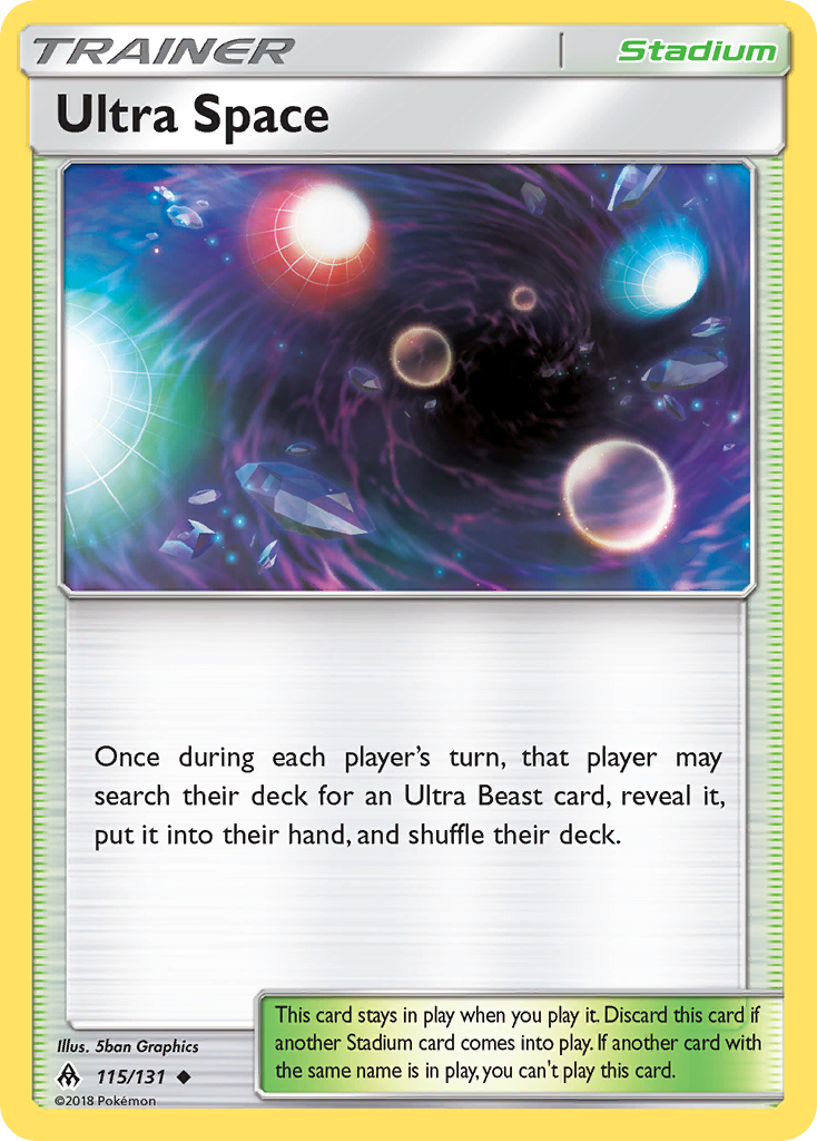 Ultra Space (115/131) [Sun & Moon: Forbidden Light] - Destination Retro